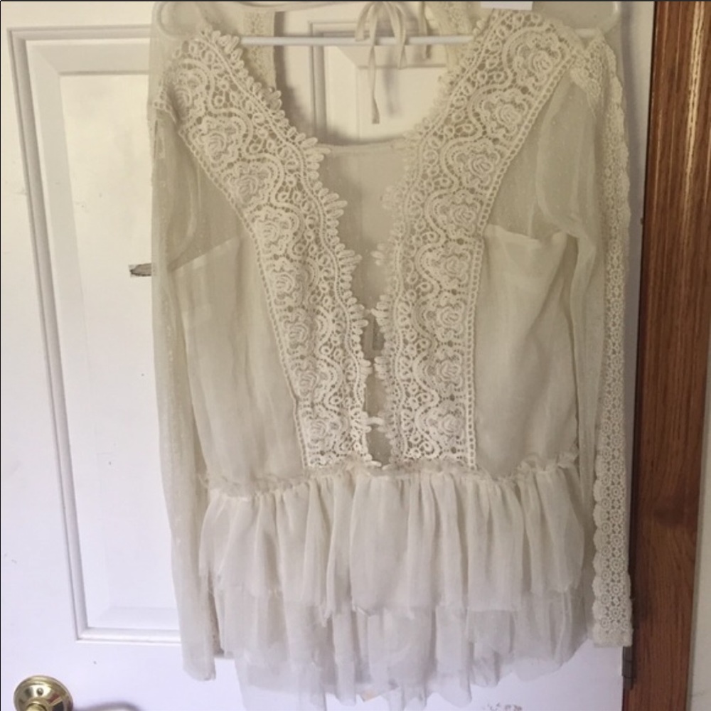Free people lace top